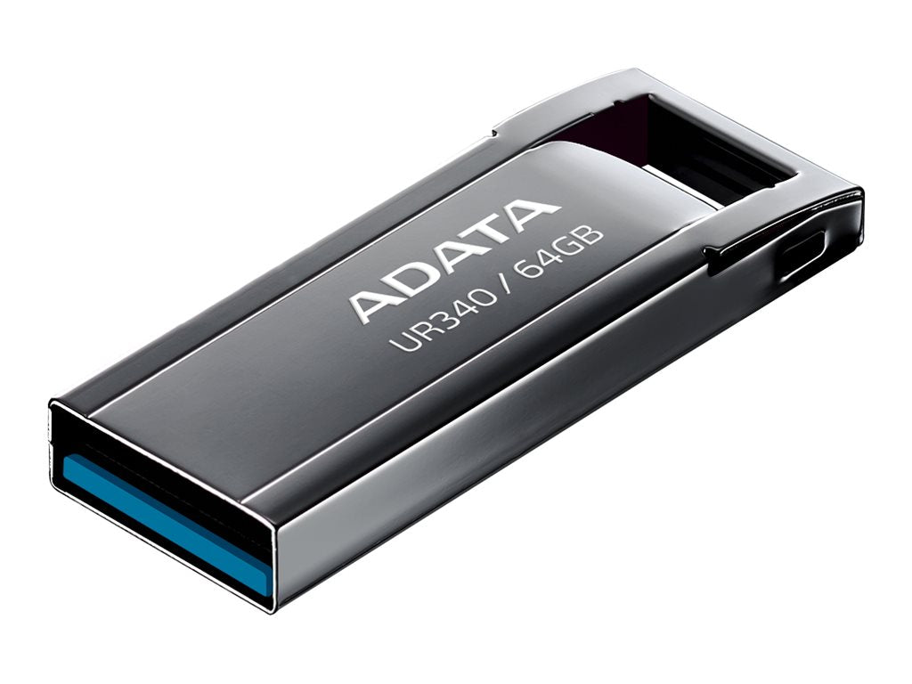 ADATA UR340 - USB flash drive - 64 GB - USB 3.2 Gen 1 - black