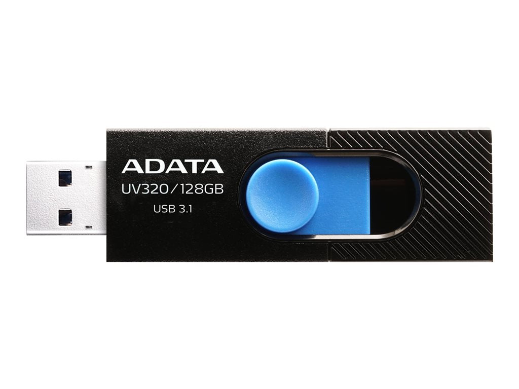 ADATA UV320 - USB flash drive - 128 GB - USB 3.1 - black/blue
