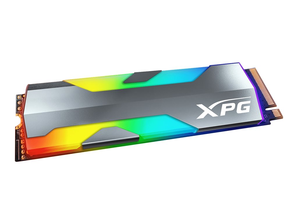 ADATA XPG Spectrix S20G RGB - SSD - 1 TB - internal - M.2 2280 - PCIe 3.0 x4 (NVMe) - 256-bit AES - integrated heatsink