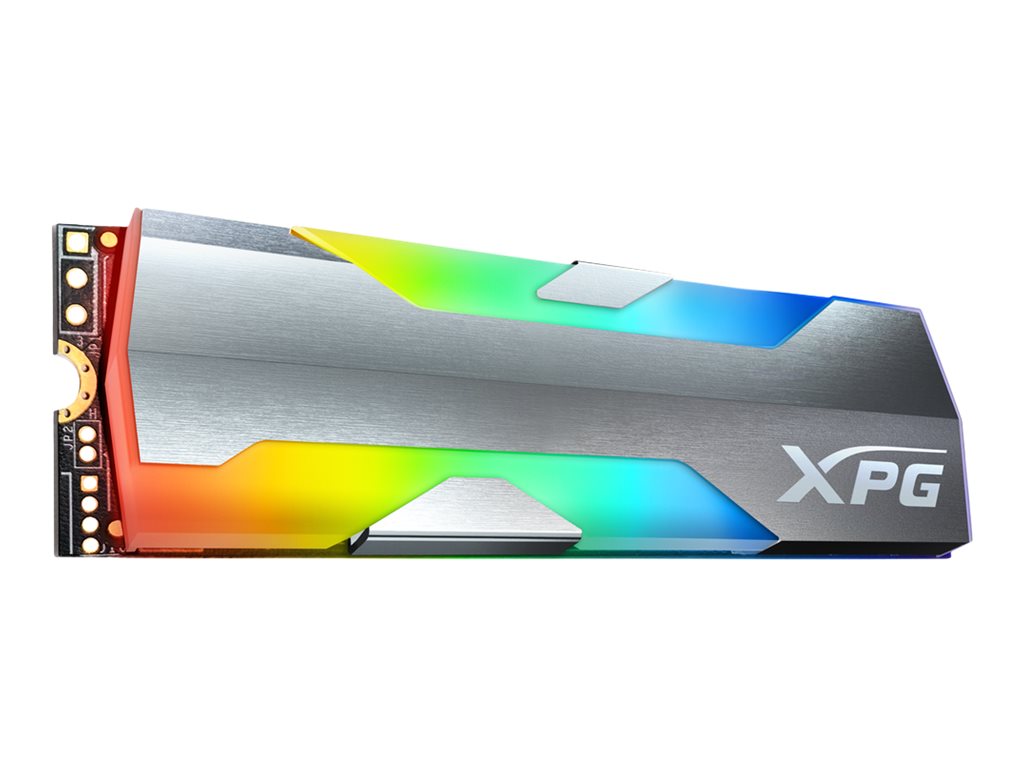 ADATA XPG Spectrix S20G RGB - SSD - 500 GB - internal - M.2 2280 - PCIe 3.0 x4 (NVMe) - 256-bit AES - integrated