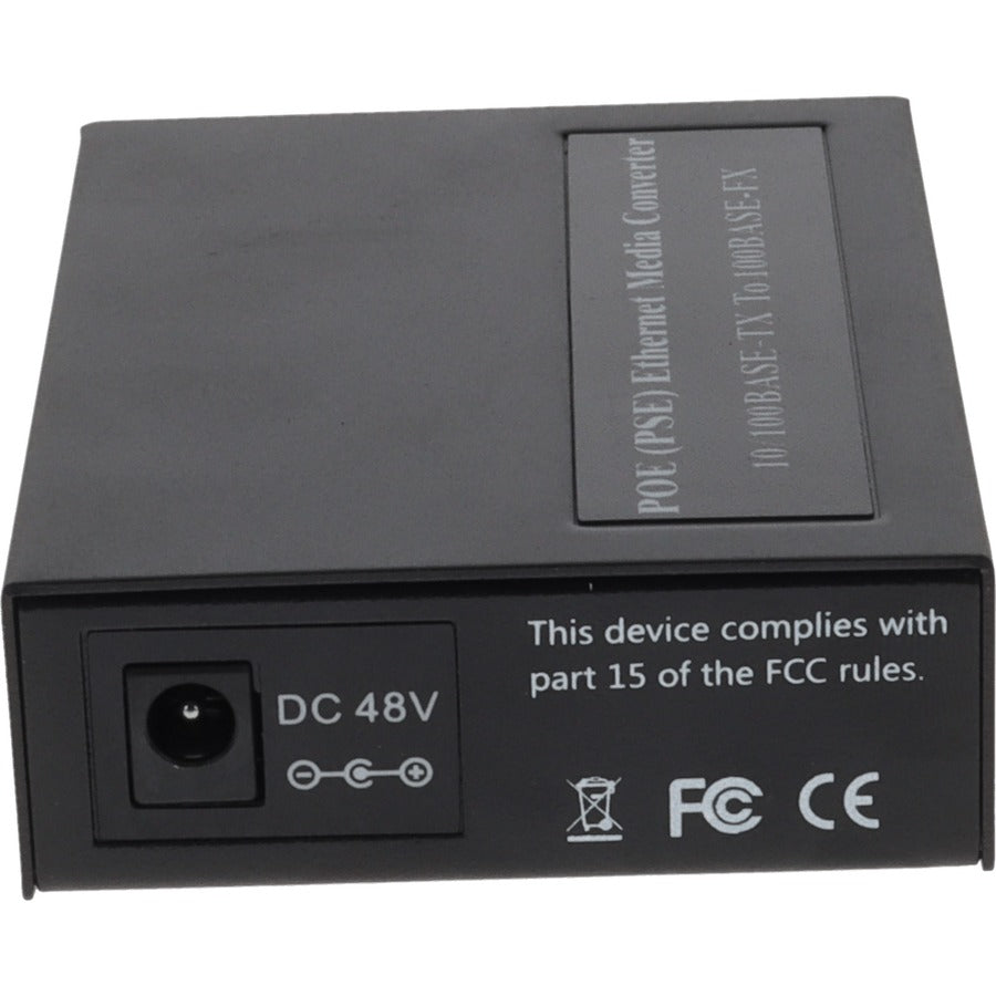 ADD-FMCP-FX-SC POE Media Converter - 100Base-TX to 100Base-FX Multi-Mode Fiber SC