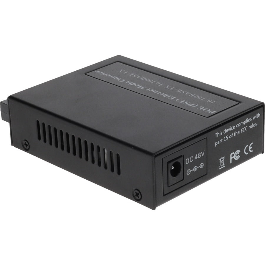 ADD-FMCP-FX-SC POE Media Converter - 100Base-TX to 100Base-FX Multi-Mode Fiber SC