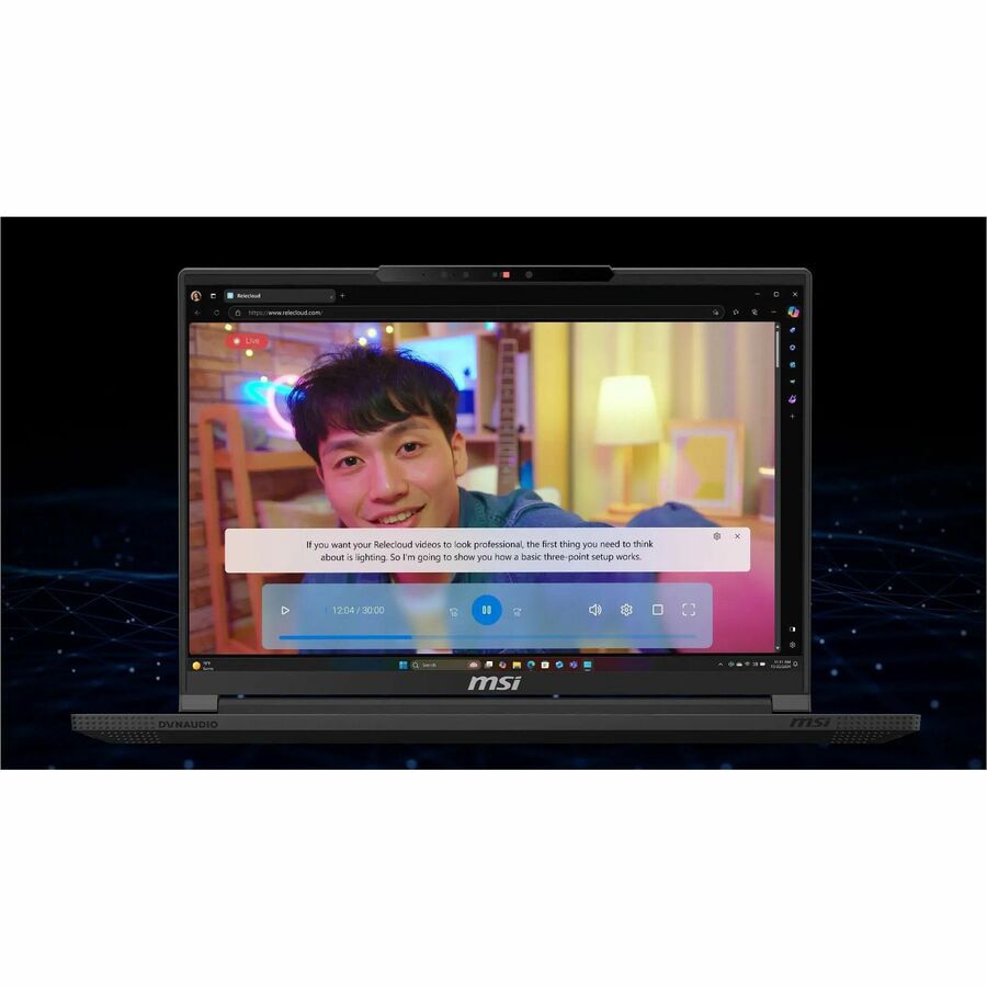 AI Gaming Laptop - MSI Stealth A16 AI+ RTX 5070 Ti OLED Display | Tecisoft
