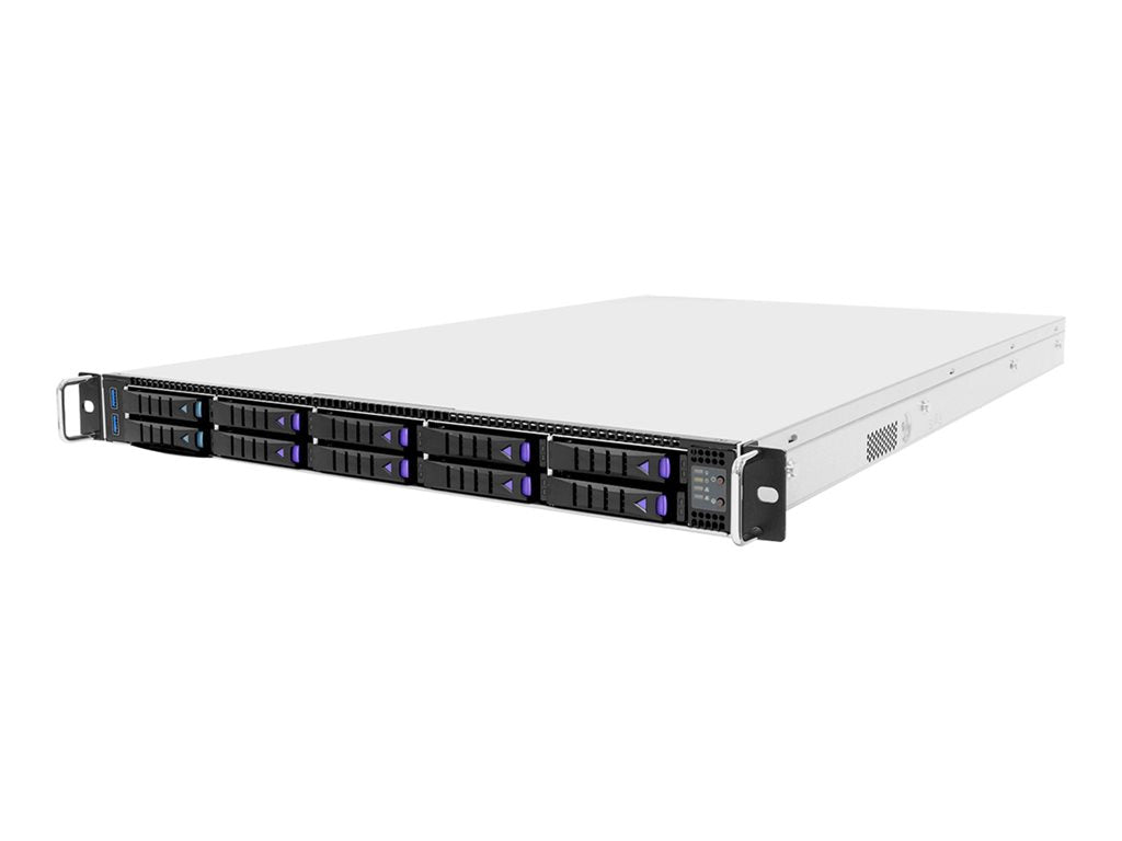 AIC SB102-TU - Server - rack-mountable 1U - no CPU up to - RAM 0 GB - hot-swap 2.5 XP1-S102TU03
