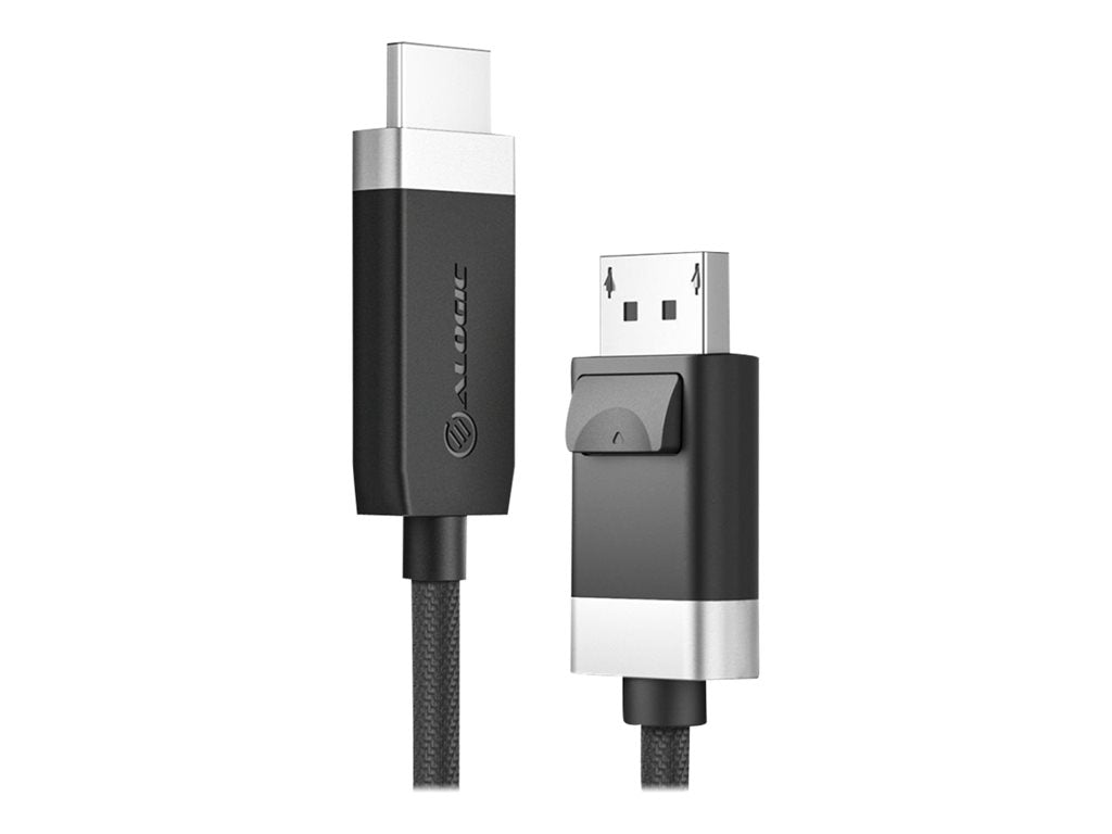 ALOGIC Fusion - Adapter cable - DisplayPort male latched to HDMI male - 6.6 ft - space gray - active, 4K60Hz support
