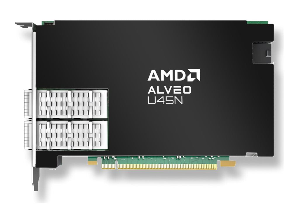 AMD Alveo U45N - Application accelerator - PCIe 3.0 x16 - 4 ports - 100GbE - plug-in card A-U45N-P08G-PQ-G