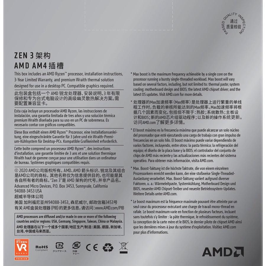 AMD Ryzen 5 5000 5600G Hexa-core (6 Core) 3.90 GHz Processor - OEM Pack 100-000000252