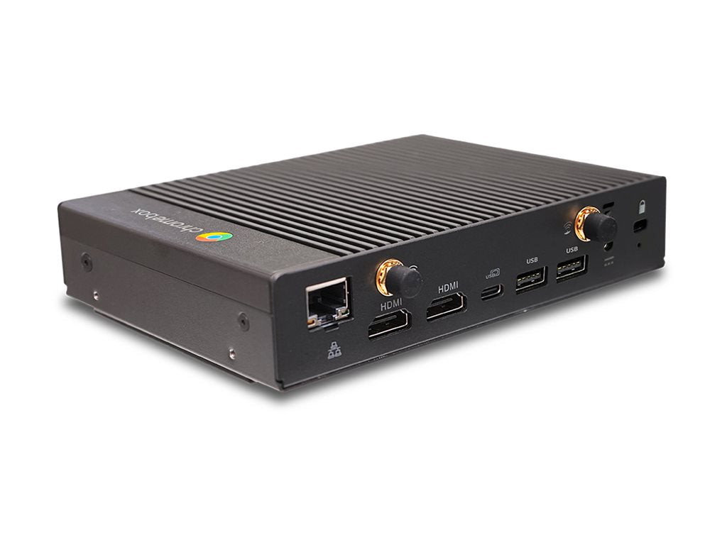 AOpen Chromebox Mini 2 - Mini PC 1 x Celeron N4500 / up to 2.8 GHz - RAM 8 GB - SSD - eMMC 32 GB - UHD Graphics - Gigabit Ethernet, 91.CM200.GA20