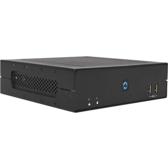 AOpen Digital Engine DE7400 Desktop Computer - Intel Core i3 6th Gen i3-6100H - Mini PC - Black 91.DEG01.A320