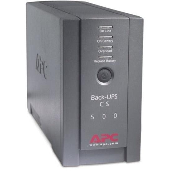 APC Back-UPS 500VA Battery Backup - Uninterruptible Power Supply | TechSoft BK500BLK