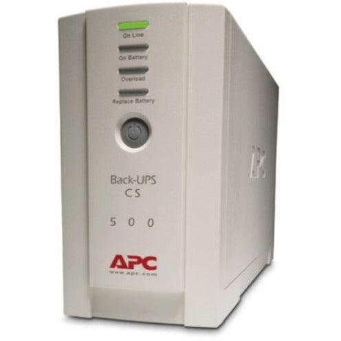 APC Back-UPS CS 500VA, 120V, Beige, 6 Outlets BK500
