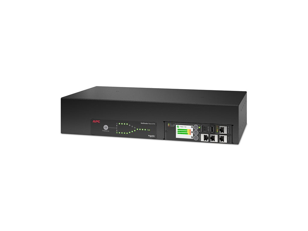 APC NetShelter - Automatic transfer switch (rack-mountable) - AC 207-253 V - 7400 VA - 1-phase - Ethernet 10/100/1000,