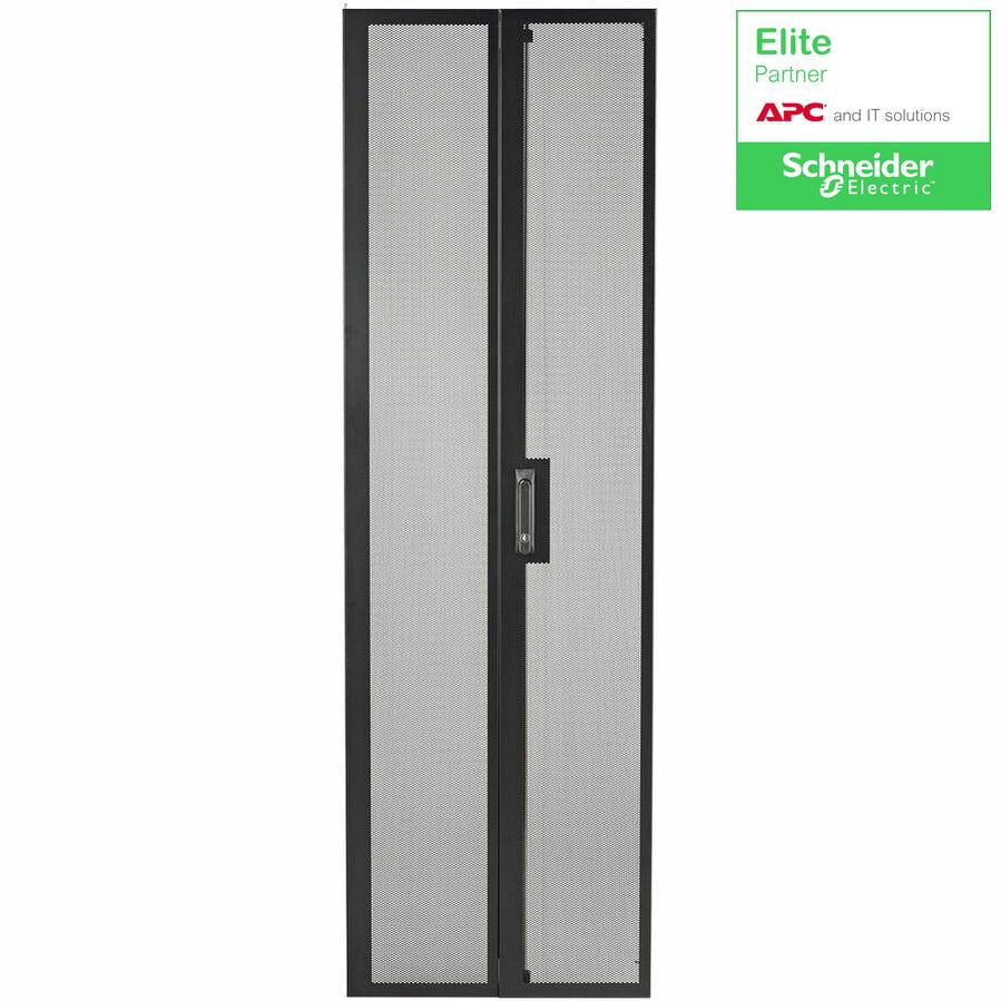 APC NetShelter SV 42U 600mm Perforated Split Rear Doors - Server Rack Cooling | TecISoft AR712400