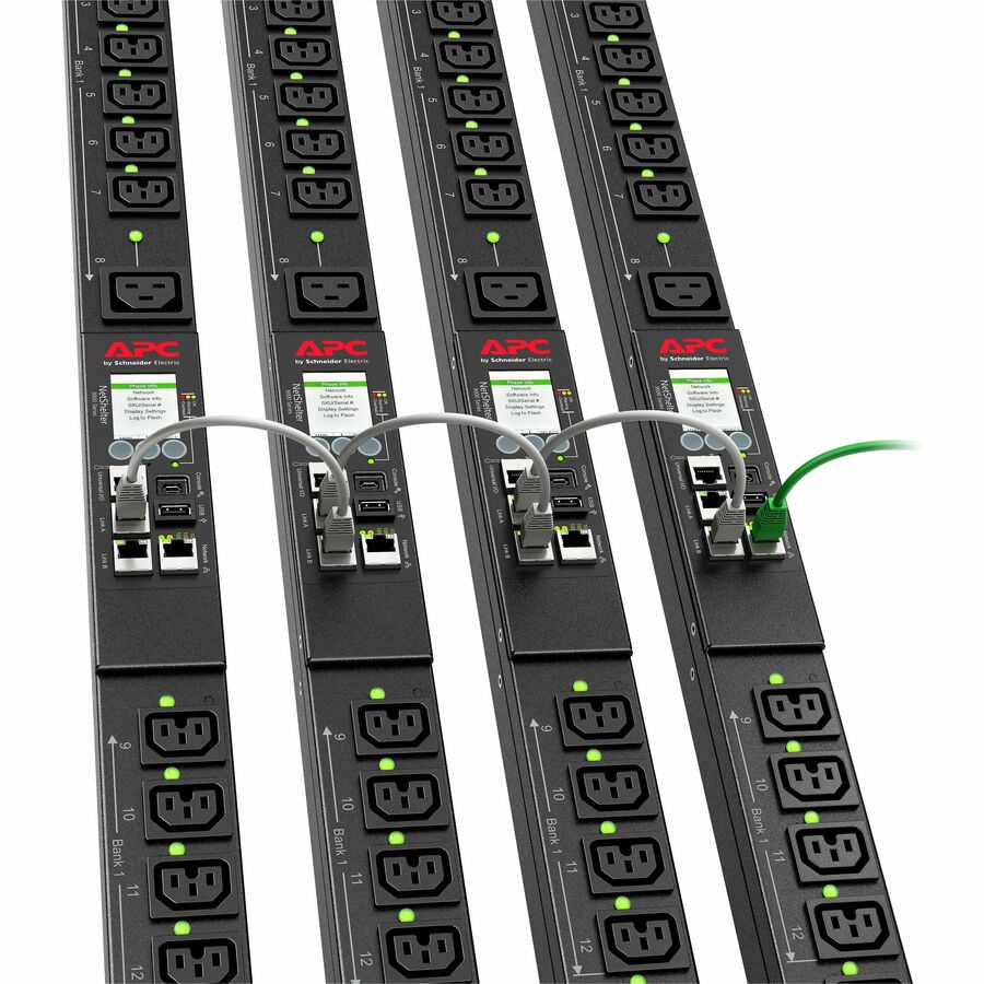APC NetShelter Switched Rack PDU, 9K Series - 5.7kW, 0U, 21x C13/C15, 3x C19/C21 APDU9961