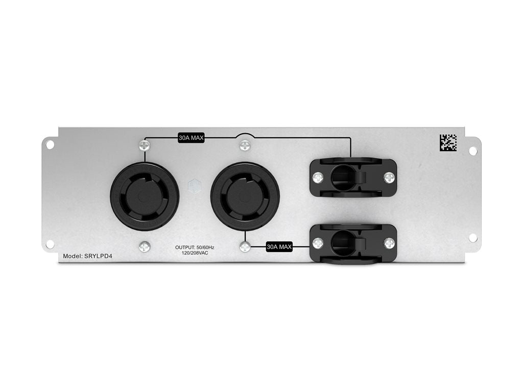APC - Power backplate - with 2x NEMA L14-30R SRYLPD4