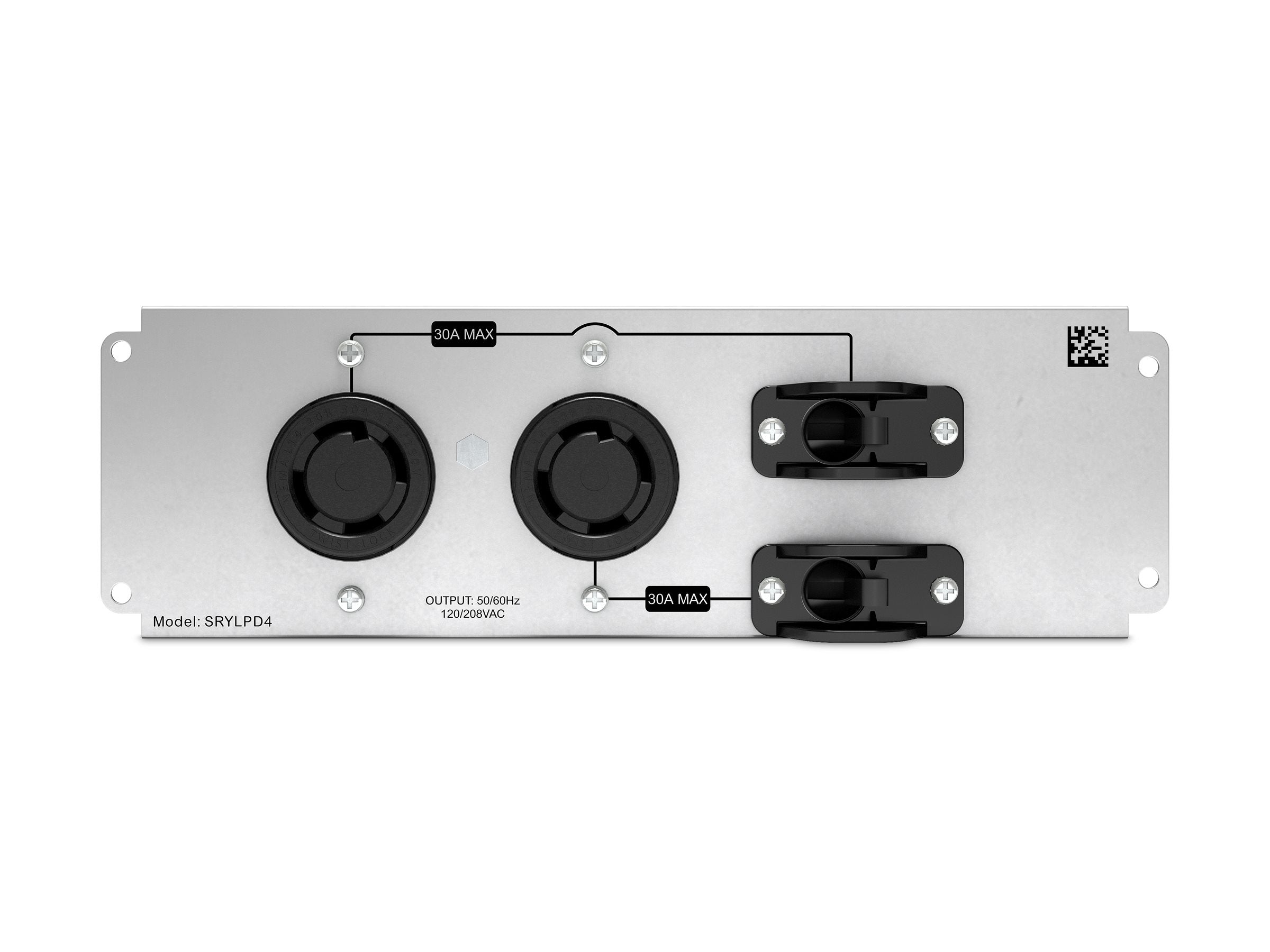 APC - Power backplate - with 2x NEMA L14-30R SRYLPD4