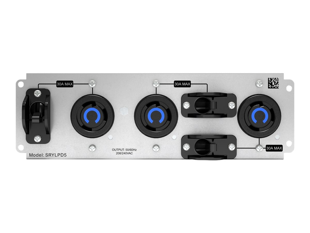 APC - Power backplate - with 3x NEMA L6-30R SRYLPD5