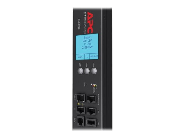 APC Rack PDU 2G AP8981 - Power distribution unit (rack-mountable) - AC 400 V - 11 kW - 11000 VA - 3-phase - Ethernet -