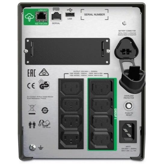 APC Smart-UPS 1500 - Line Interactive Tower UPS 1500VA with SmartConnect | Tecisoft SMT1500IC