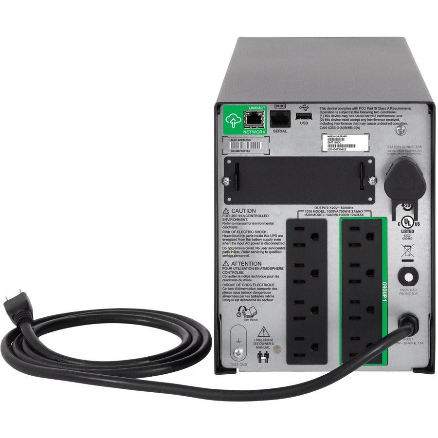 APC Smart UPS 1500 - Line Interactive Tower UPS | TecISoft SMT1500CX413