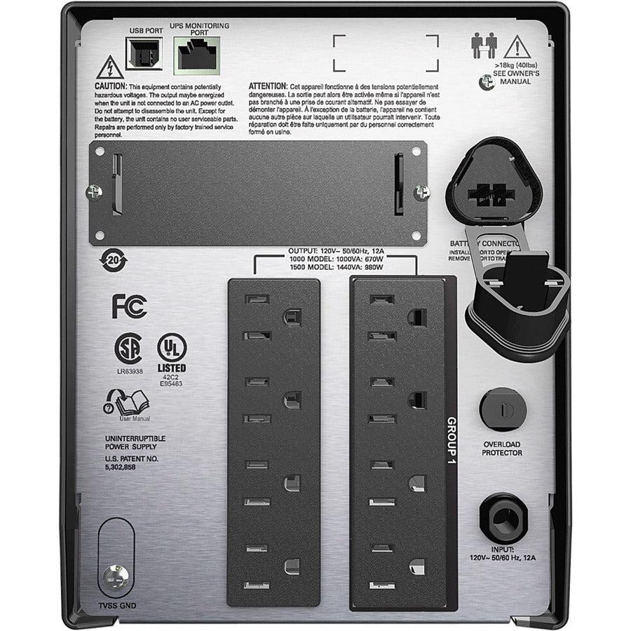 APC Smart-UPS 1500VA Shipboard - Intelligent UPS Battery Backup | Schneider Electric SMT1500X93