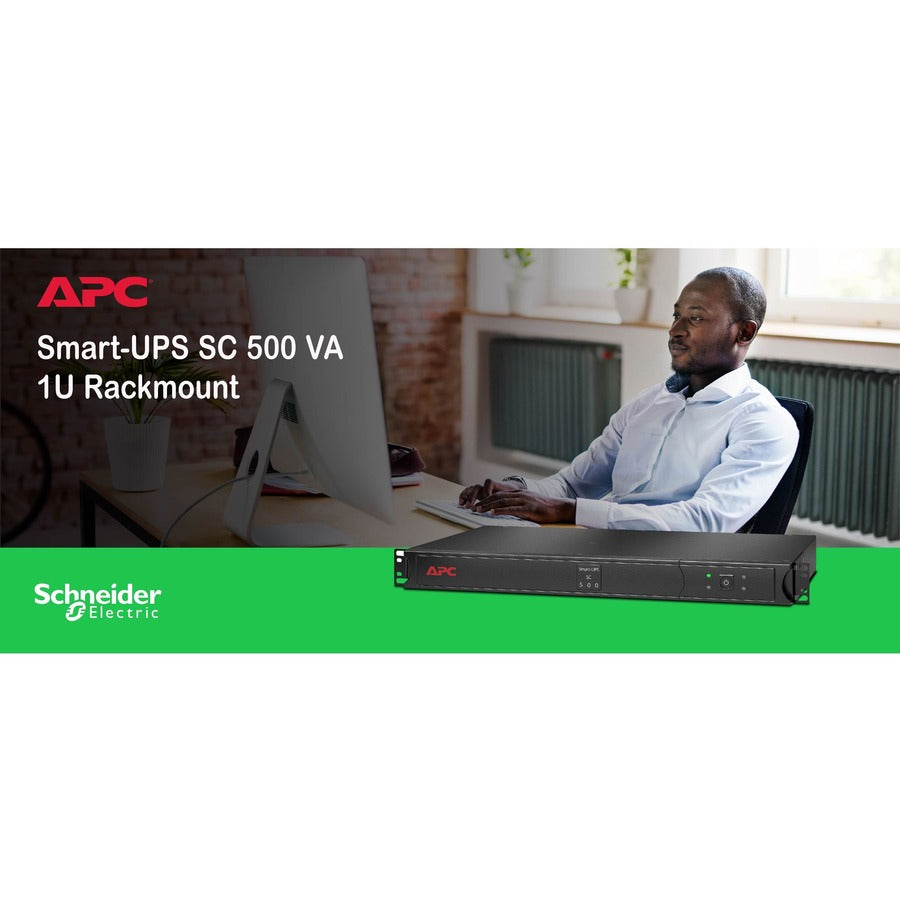 APC Smart-UPS 500VA Rackmount 1U - Reliable Server Power Backup | TecISoft SC500RM1U