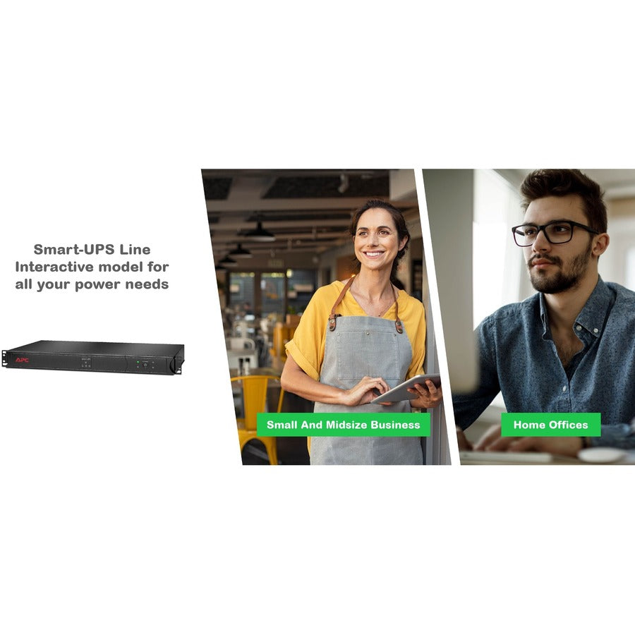 APC Smart-UPS 500VA Rackmount 1U - Reliable Server Power Backup | TecISoft SC500RM1U