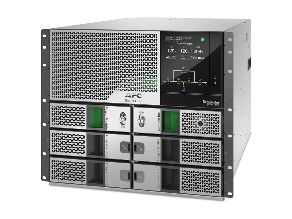 APC Smart-UPS Modular Ultra - UPS (rack-mountable) - on-line, n+1 redundant, touchscreen, network management card - AC 208/240 SRYL5K15RMXLT