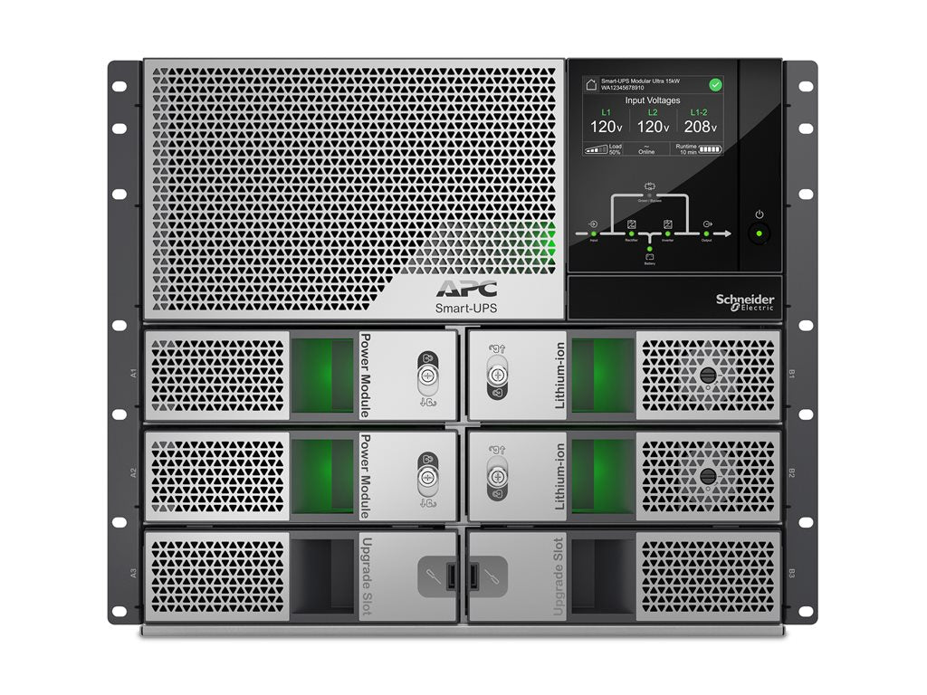 APC Smart-UPS Modular Ultra - UPS (rack-mountable) - on-line, scalable, n+1 redundant, touchscreen, network management card - SRYL10K20RMXLT