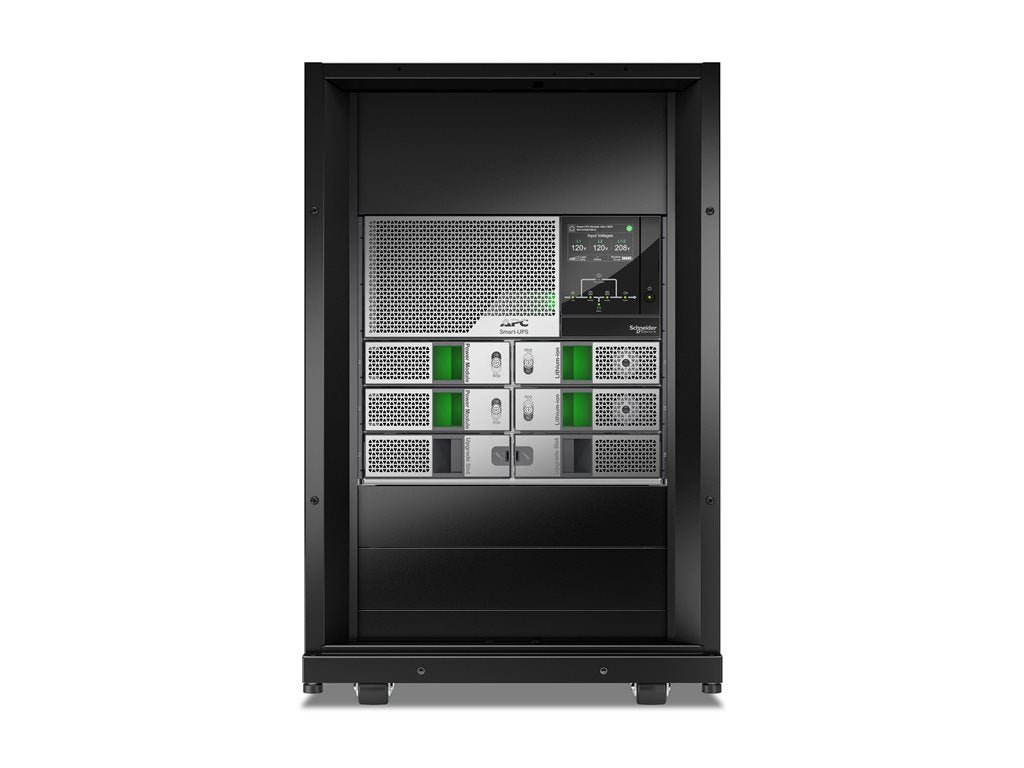 APC Smart-UPS Modular Ultra - UPS (rack-mountable) - scalable to 15kW N+1, modular, redundant, touchscreen, network management SRYL10K15XLT18