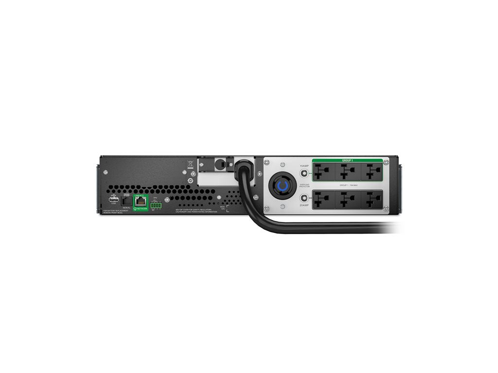APC Smart-UPS - UPS (rack-mountable) - line Interactive, lithium-ion, 1x NEMA L5-30R+6x NEMA 5-20R outlets, SmartConnect port+SmartSlot, SMTL3KRM2UCL
