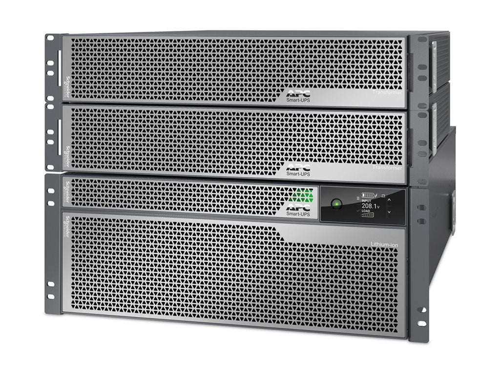 APC Smart-UPS Ultra - UPS (rack-mountable) - li-ion - AC 208 V - 10000 Watt - 10000 VA - USB - output connectors: 28 - 8U - silver SRTL10KRM4UT-5KTF2