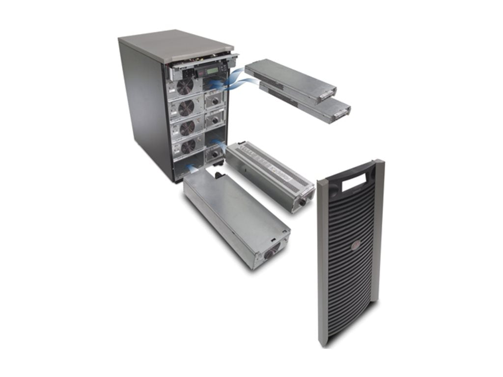 APC Symmetra LX 8kVA Scalable to 16kVA N+1 - Power array - AC 208 V - 6.4 kW - 8000 VA - RS-232 - output connectors: 1 -