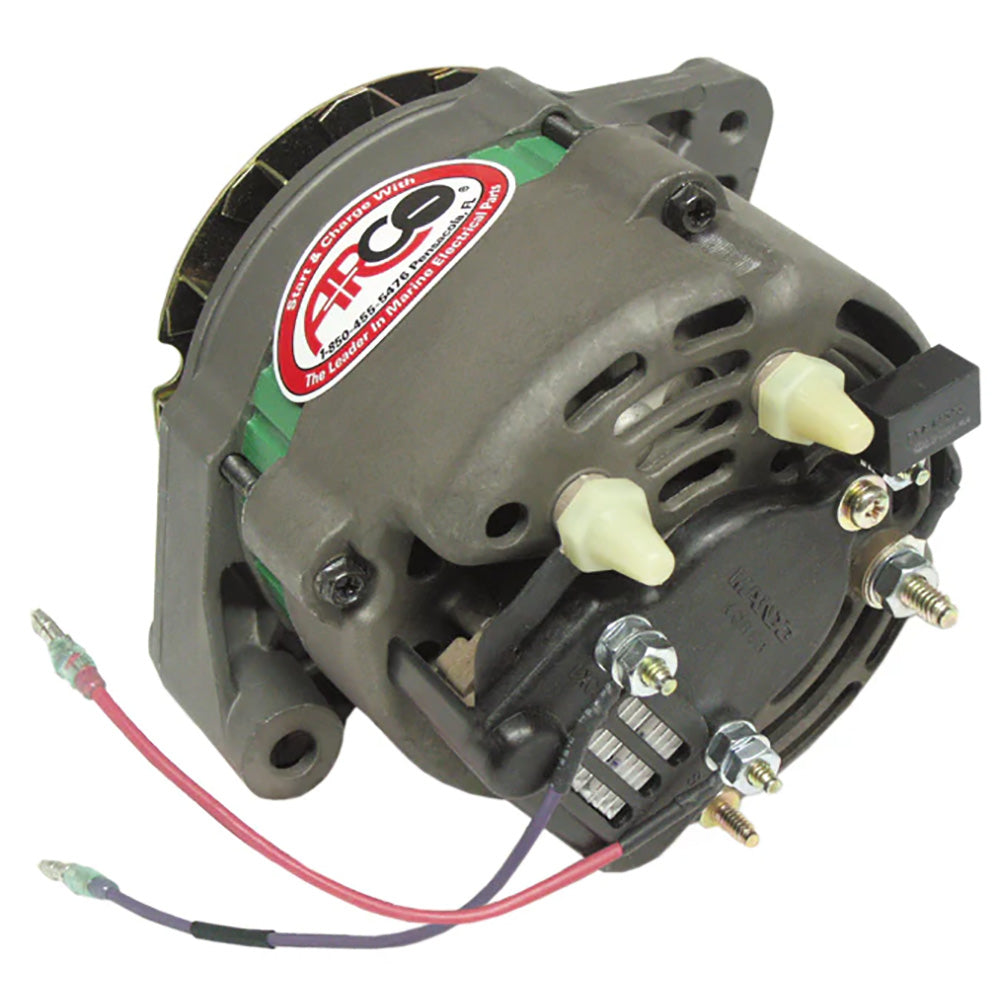ARCO Marine Premium Replacement Alternator w/Multi-Groove Serpentine Pulley - 12V &amp;