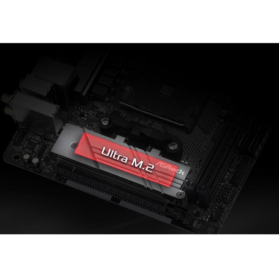 ASRock A520M-ITX/ac Desktop Motherboard - AMD A520 Chipset - Socket AM4 - Mini ITX