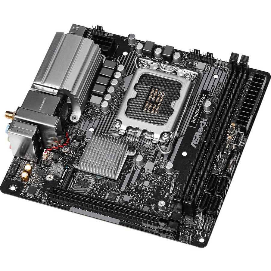 ASRock B660M-ITX/ac Desktop Motherboard - Intel B660 Chipset - Socket LGA-1700 - Intel Optane Memory Ready - Mini ITX