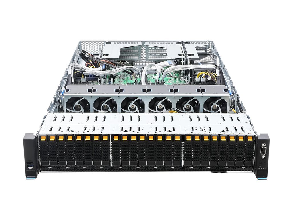 ASRock Rack 2U24E-GENOA2 - Server - rack-mountable 2U - 2-way - no CPU up to - RAM 0 GB - hot-swap 2.5 bay(s) - no HDD - AST2600