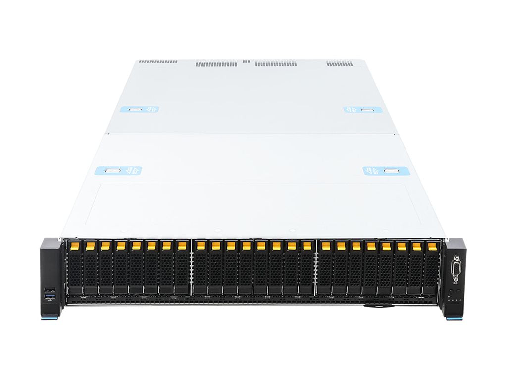 ASRock Rack 2U24E-GENOA2 - Server - rack-mountable 2U - 2-way - no CPU up to - RAM 0 GB - hot-swap 2.5 bay(s) - no HDD - AST2600
