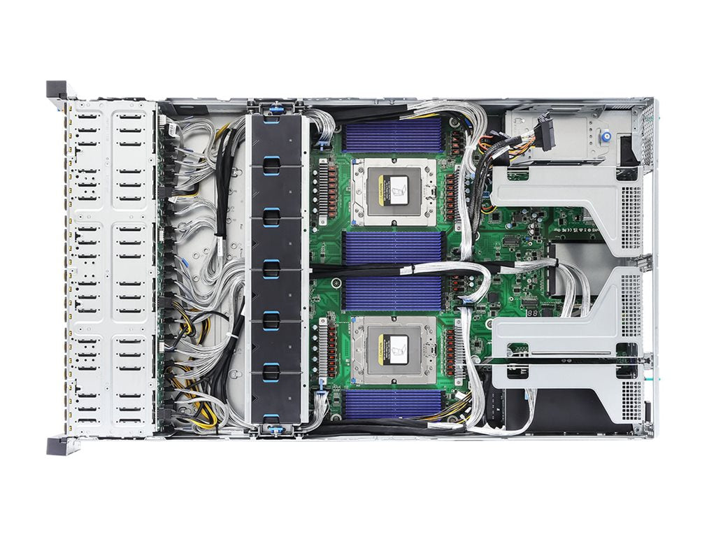 ASRock Rack 2U24E-GENOA2 - Server - rack-mountable 2U - 2-way - no CPU up to - RAM 0 GB - hot-swap 2.5 bay(s) - no HDD - AST2600