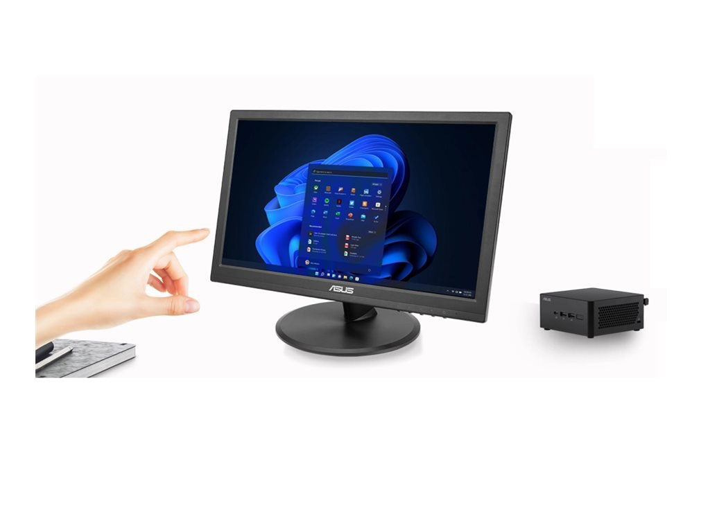 ASUS 15.6" Full HD Touch Monitor VT169HE – 10-Point Multi-Touch, VESA Mountable