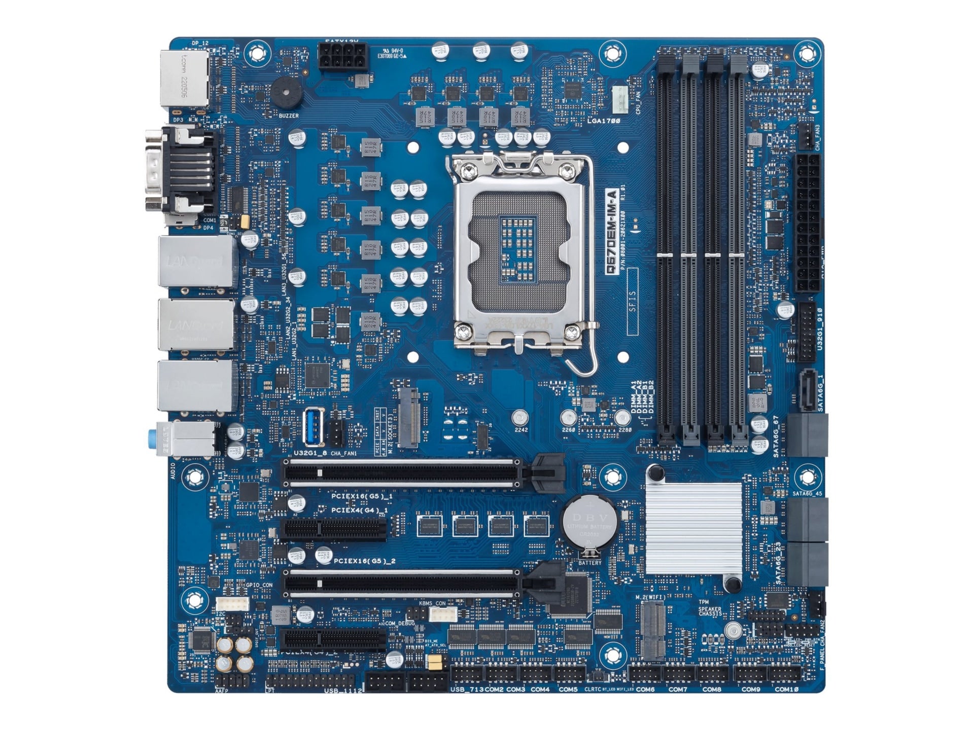 ASUS Micro-ATX Q670E Motherboard LGA1700 for 12th-14th Gen CPUs - Business Ready