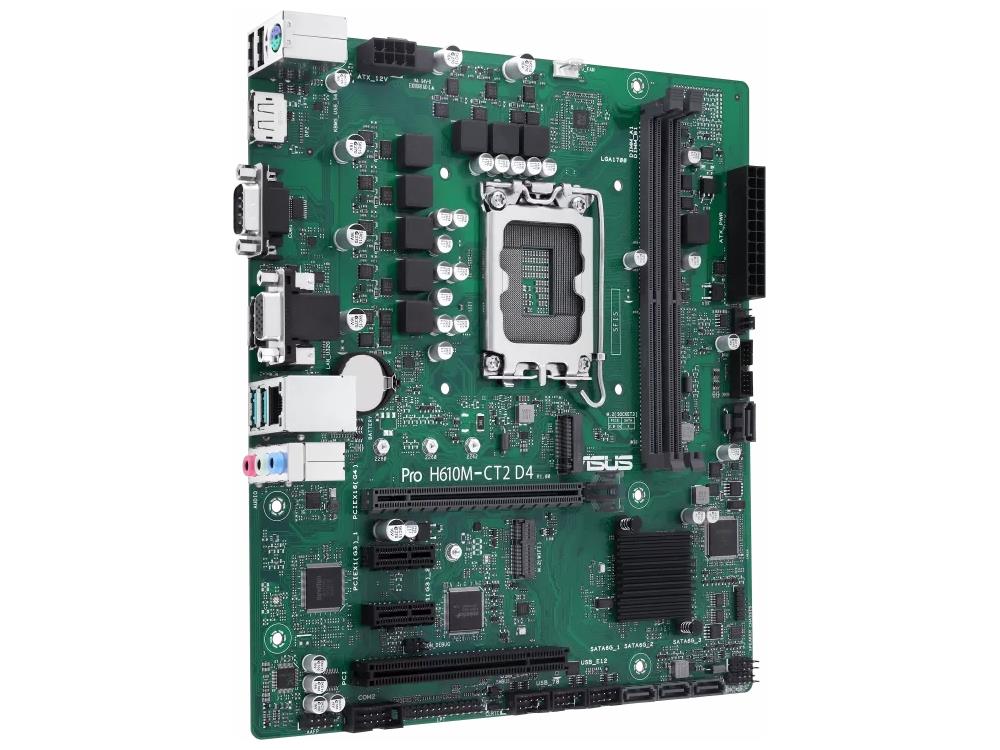 ASUS PRO H610M-CT2-D4-CSM Micro-ATX Motherboard for Intel 12th Gen Professionals