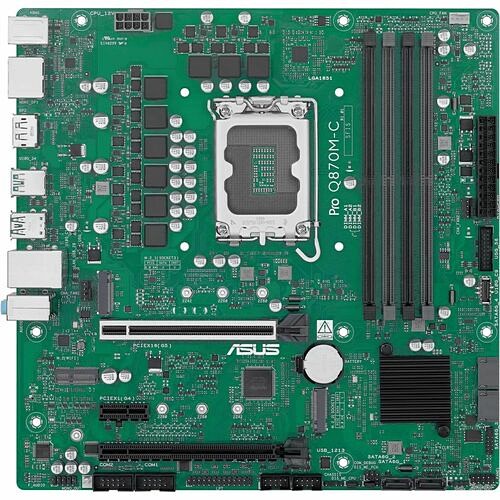 ASUS Pro Q870M-C-CSM Micro-ATX Business Motherboard with Intel vPro