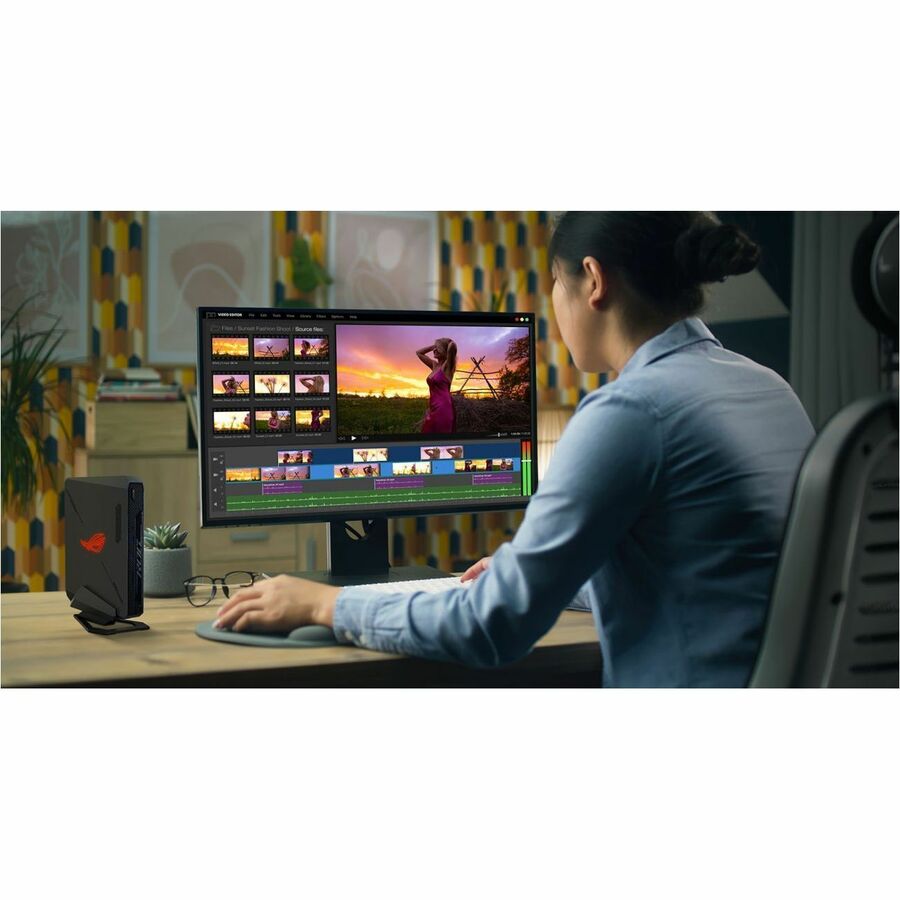 ASUS RNUC14SRKU91000UI ROG NUC - Mini PC Gaming Desktop with Intel Core Ultra 9 & NVIDIA GeForce RTX 4070