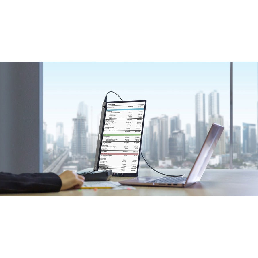 ASUS ZenScreen GO MB16AHP - Portable USB-C Monitor with Built-in Battery | Tecisoft