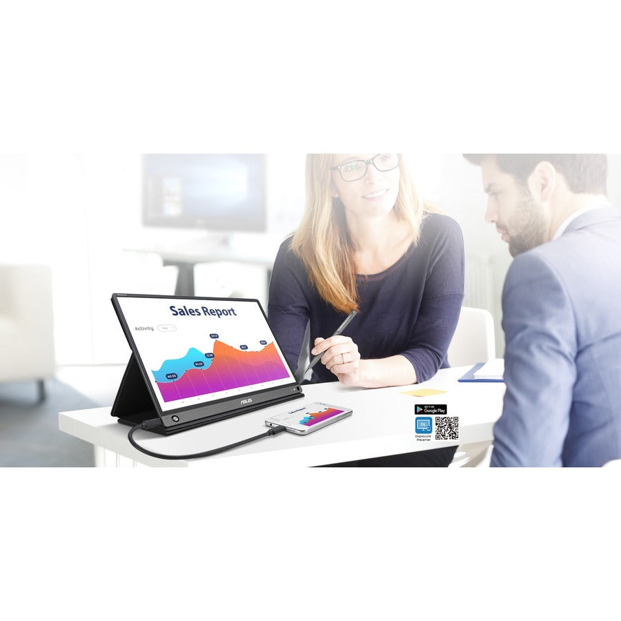 ASUS ZenScreen GO MB16AHP - Portable USB-C Monitor with Built-in Battery | Tecisoft