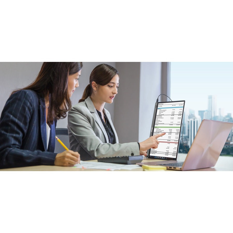 ASUS ZenScreen GO MB16AHP - Portable USB-C Monitor with Built-in Battery | Tecisoft