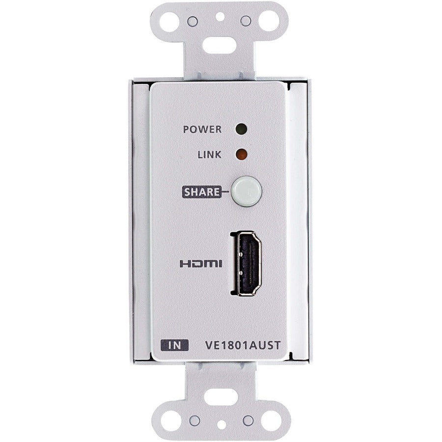 ATEN HDMI HDBaseT-Lite Transmitter with US Wall Plate / PoH VE1801AUST