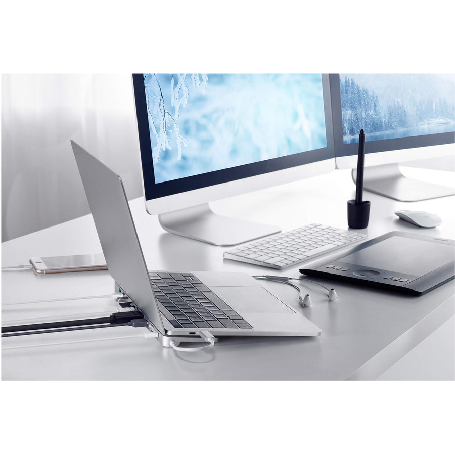 ATEN USB-C Multiport Dock with Power Pass-Through UH3234