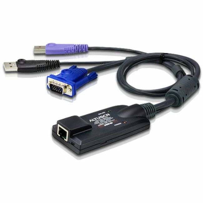 ATEN USB Virtual Media KVM Adapter Cable with Smart Card Reader (CPU Module)-TAA Compliant KA7177
